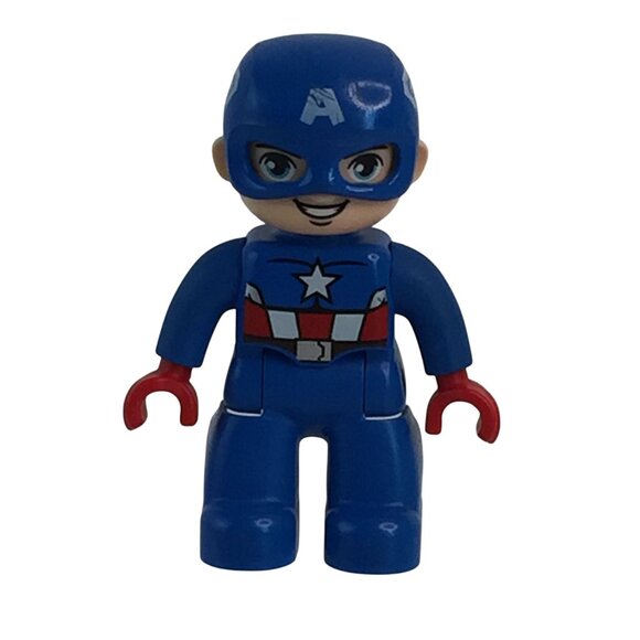 Lego Duplo Marvel Figures Lot of 3 Spider-Man Iron Man Captain America - Picture 6 of 13